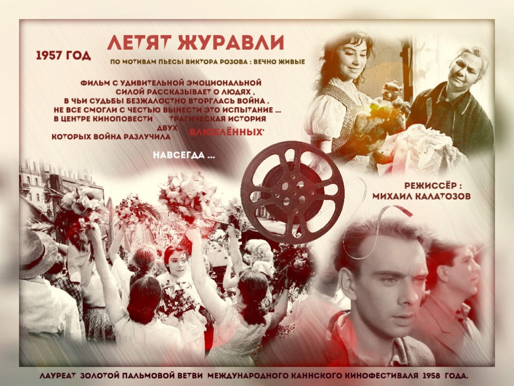 розов центр летят журавли